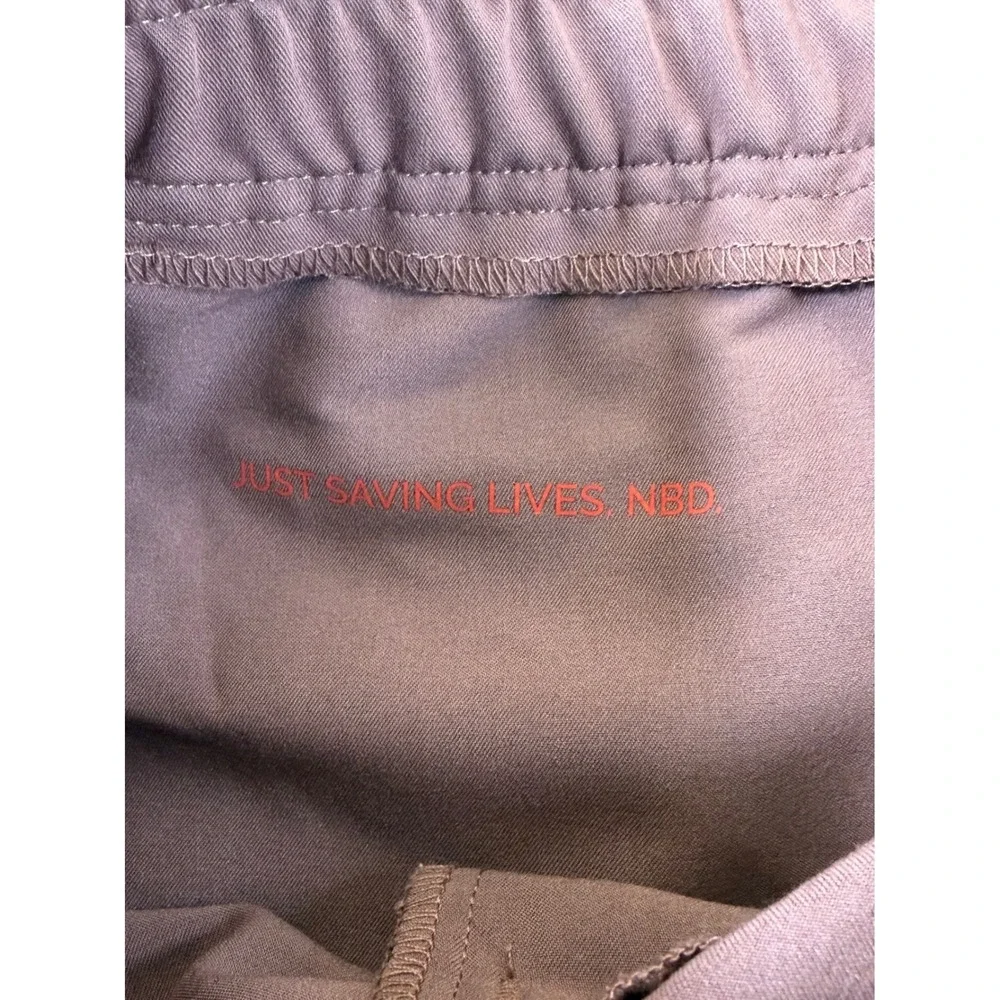 FIGS Tansen Jogger Scrub Pants 6XL Short Mauve Brown Orange Drawstring-NWT